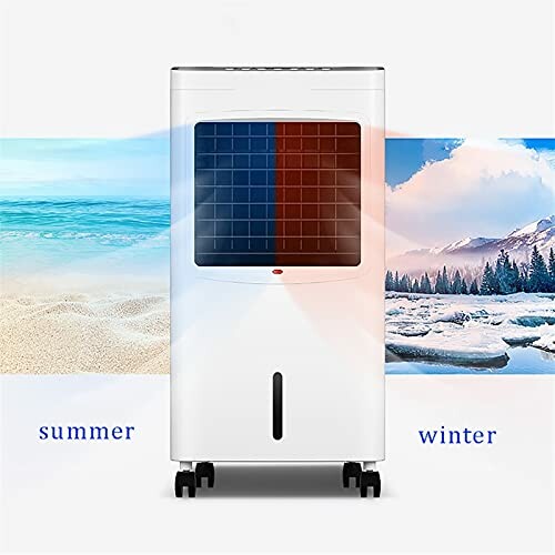 Portable air conditioner with summer and winter modes.