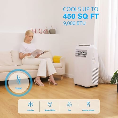 SereneLife Portable 3-in-1 Air Conditioner