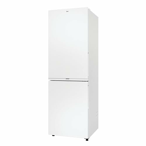 Tall white refrigerator with top freezer
